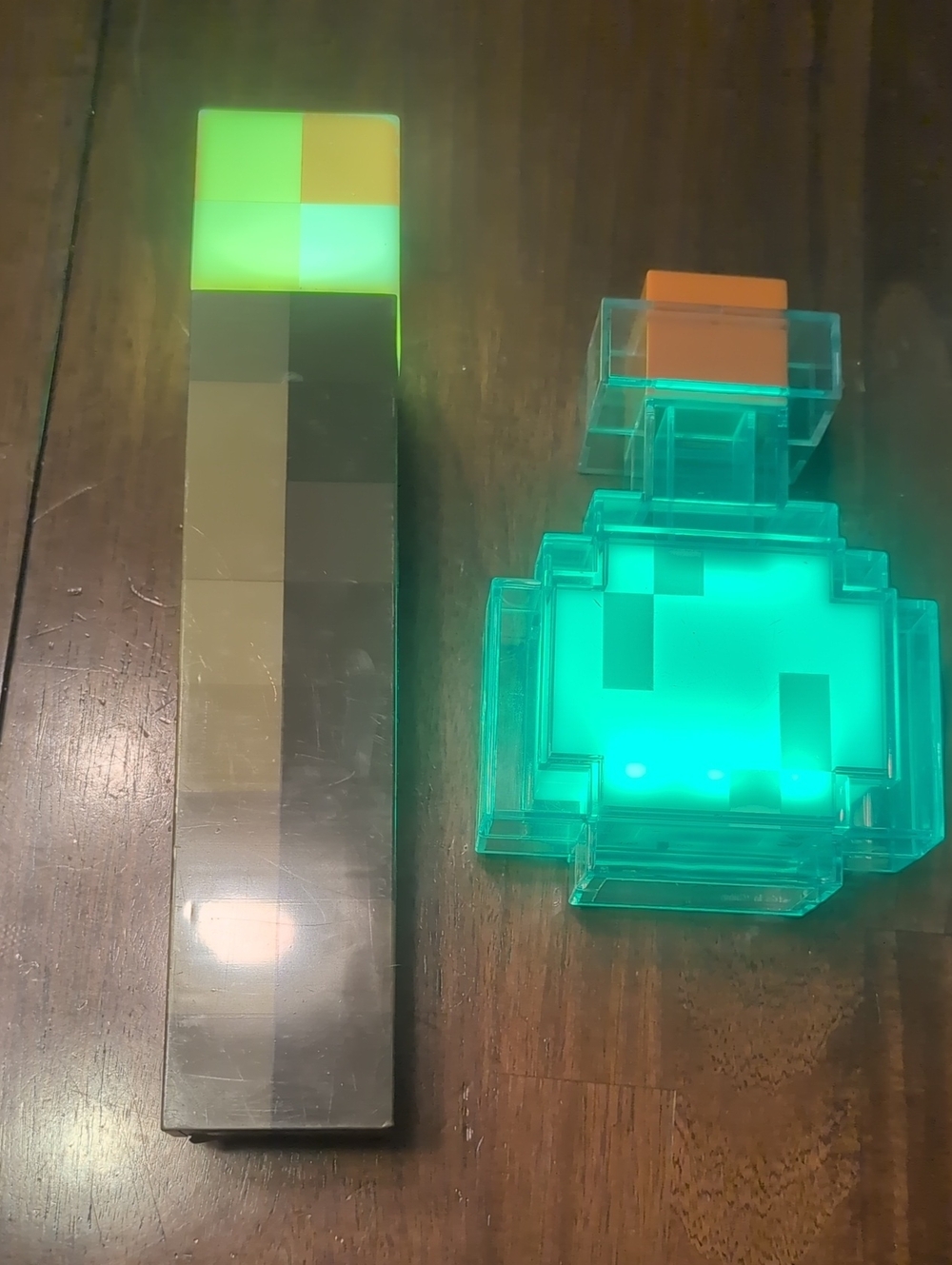 Minecraft Green Light-Up Sword and Potion Set